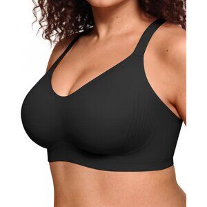 Women's Seamless Wireless Push Up Bra Full Coverage Support Plus Size